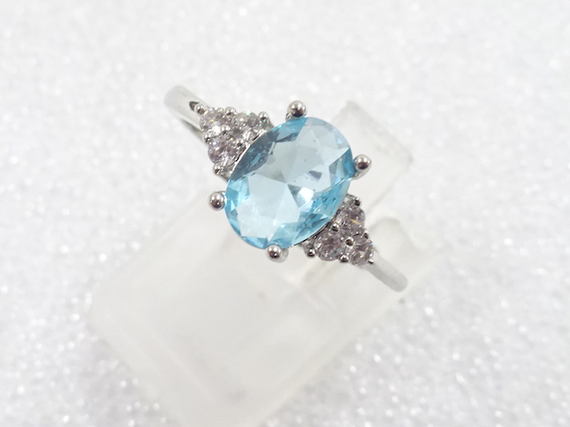 COLORED STONE FASHION RING / JP SIZE 13